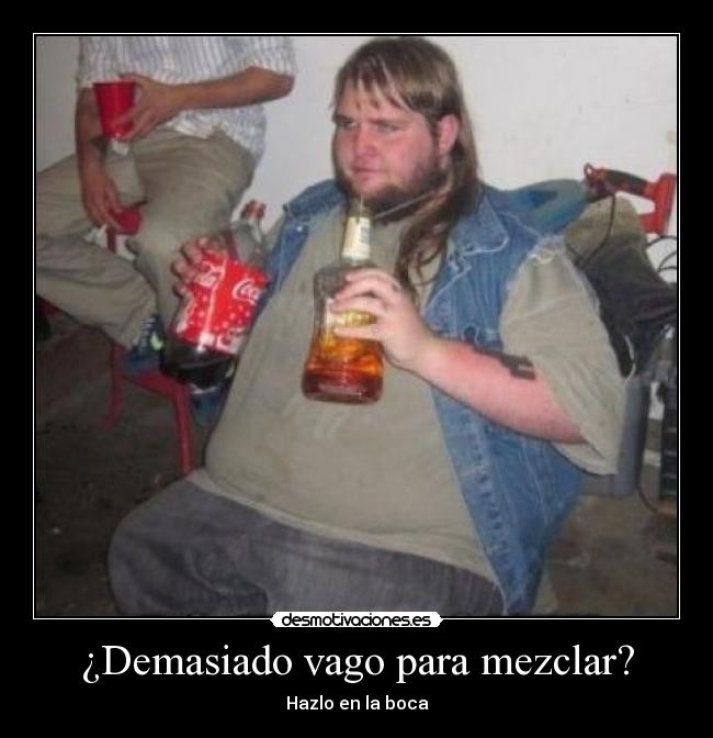 ¿Demasiado vago para mezclar? - Hazlo en la boca