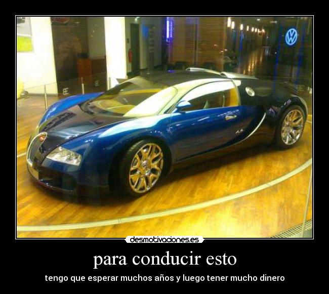 para conducir esto -