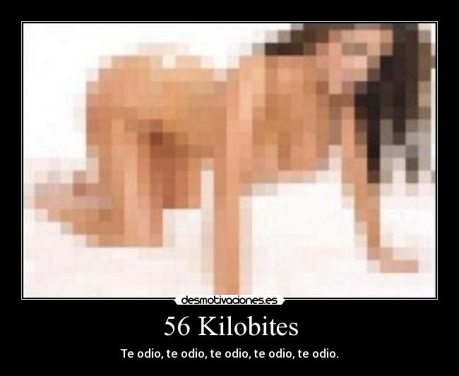 56 Kilobites - Te odio, te odio, te odio, te odio, te odio.
