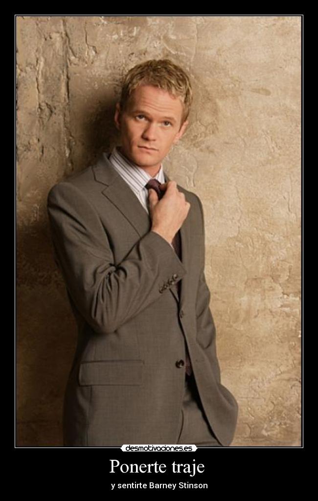 Ponerte traje -
