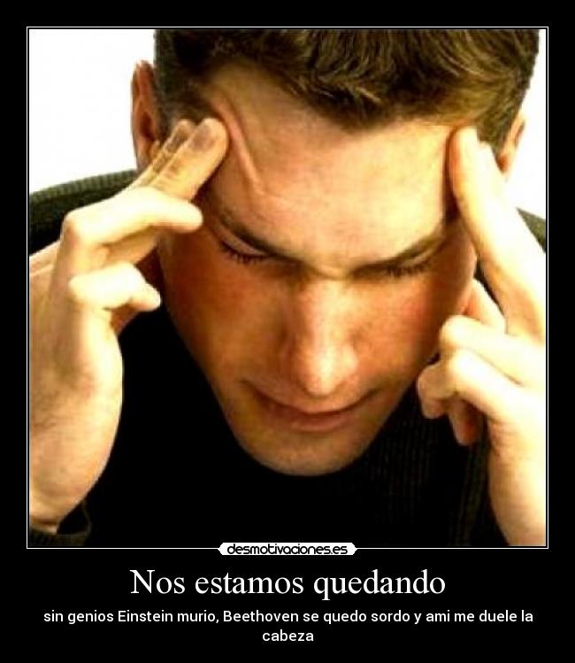 Nos estamos quedando - 