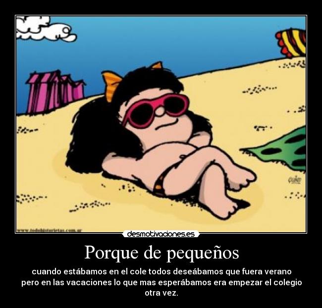 Porque de pequeños - 