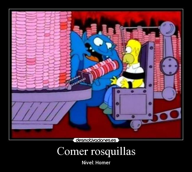 Comer rosquillas -