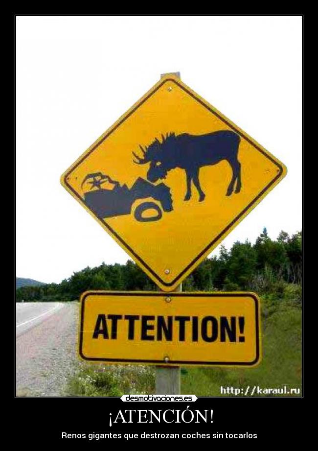 ¡ATENCIÓN! -