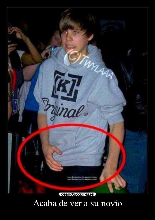 Acaba de ver a su novio - 