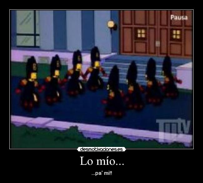 Lo mío... - 