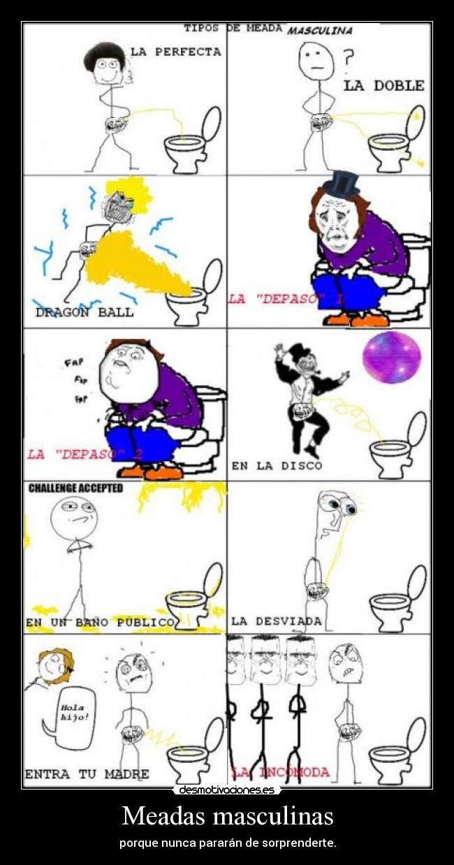 Meadas masculinas -