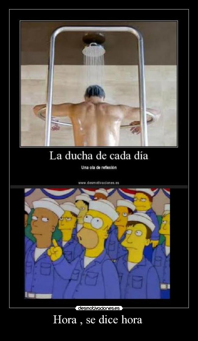 Hora , se dice hora -