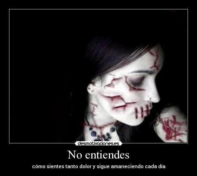 No entiendes - 