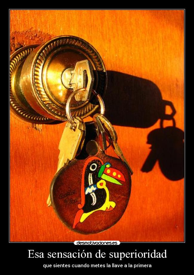Esa sensación de superioridad - 