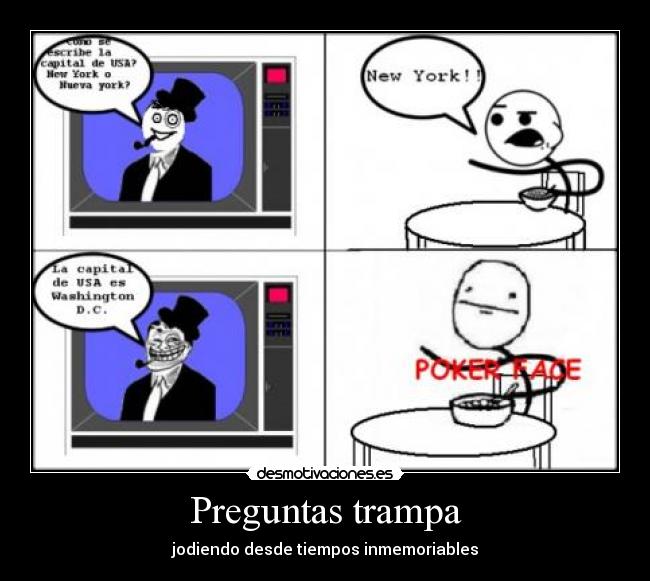 Preguntas trampa - 