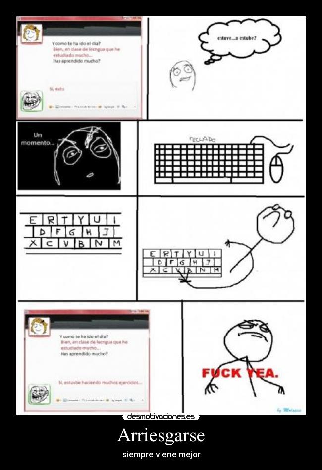 Arriesgarse - siempre viene mejor