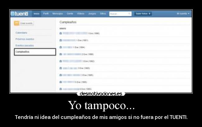 Yo tampoco... - 