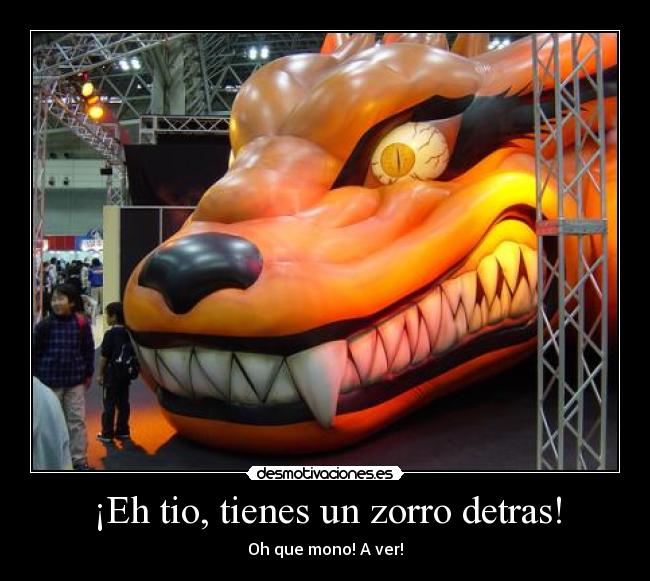 carteles sustos zorros naruto desmotivaciones