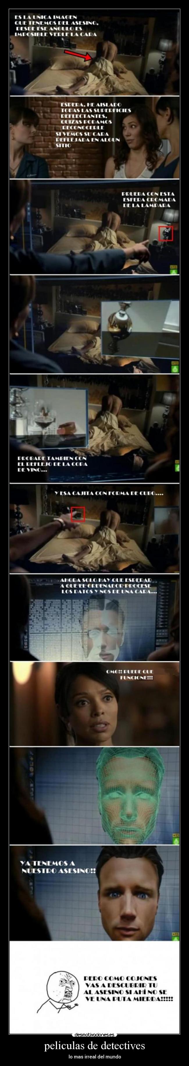 peliculas de detectives - lo mas irreal del mundo