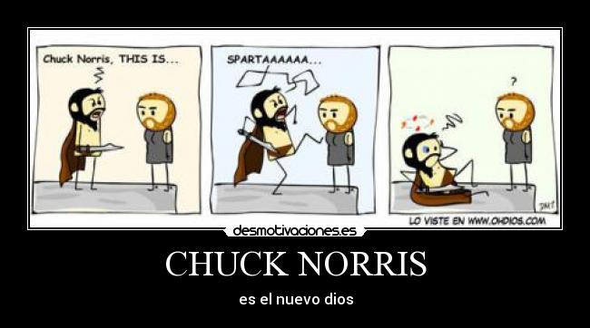 CHUCK NORRIS - es el nuevo dios