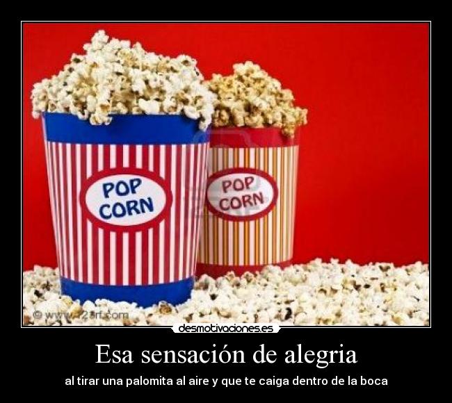Esa sensación de alegria - 
