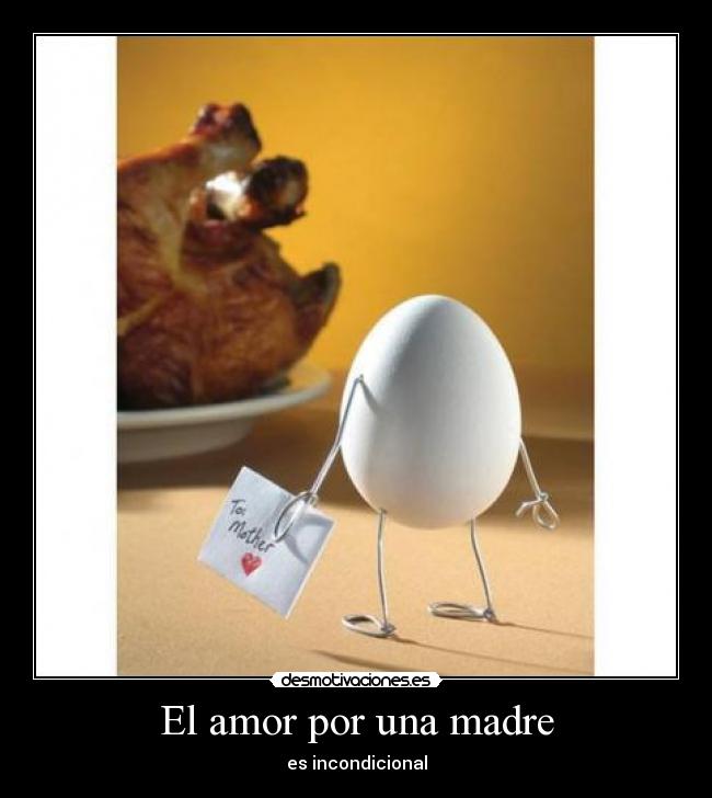 carteles amor madre huevo pollo asado desmotivaciones