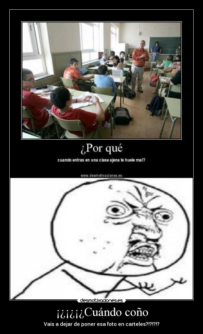 ¡¿¡¿¡¿Cuándo coño - Vais a dejar de poner esa foto en carteles?!?!?!?