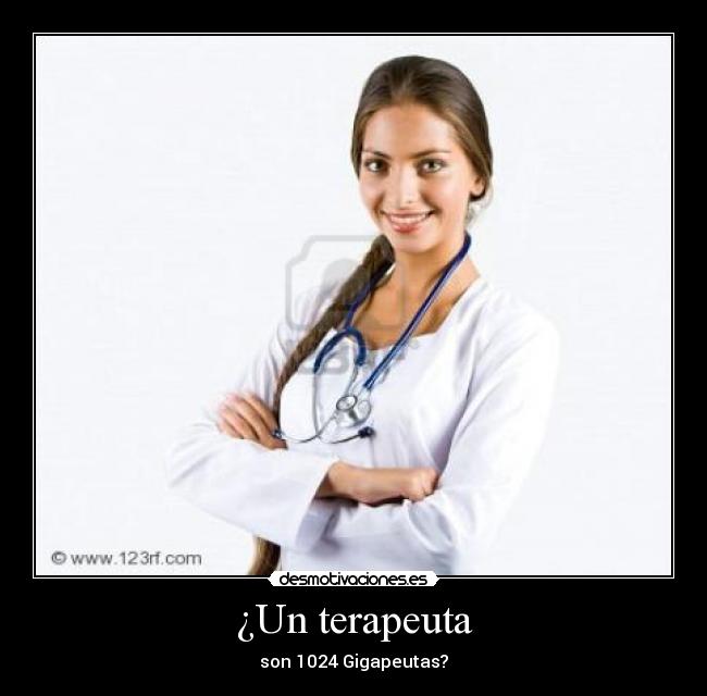 ¿Un terapeuta - 