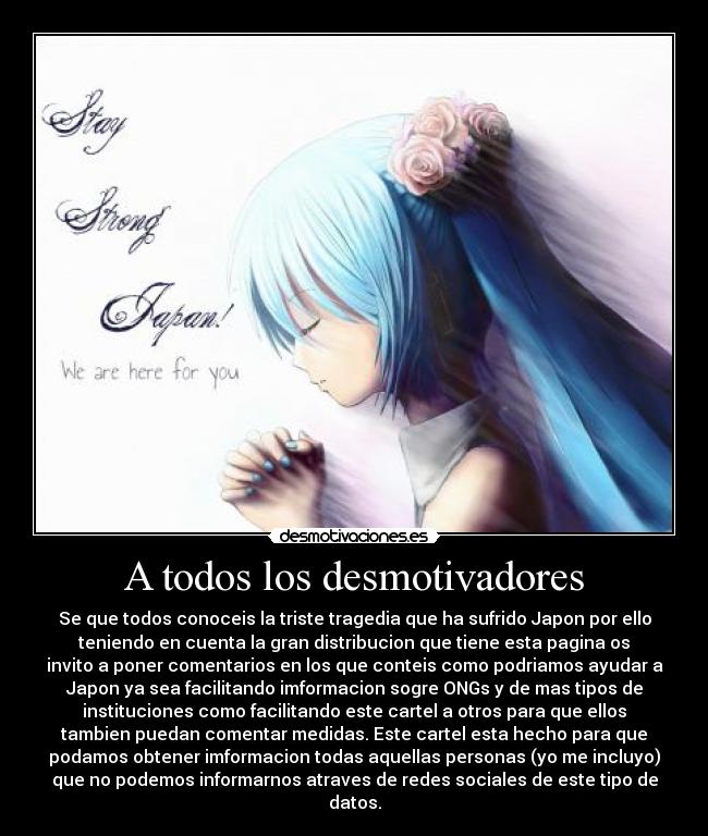 A todos los desmotivadores - 