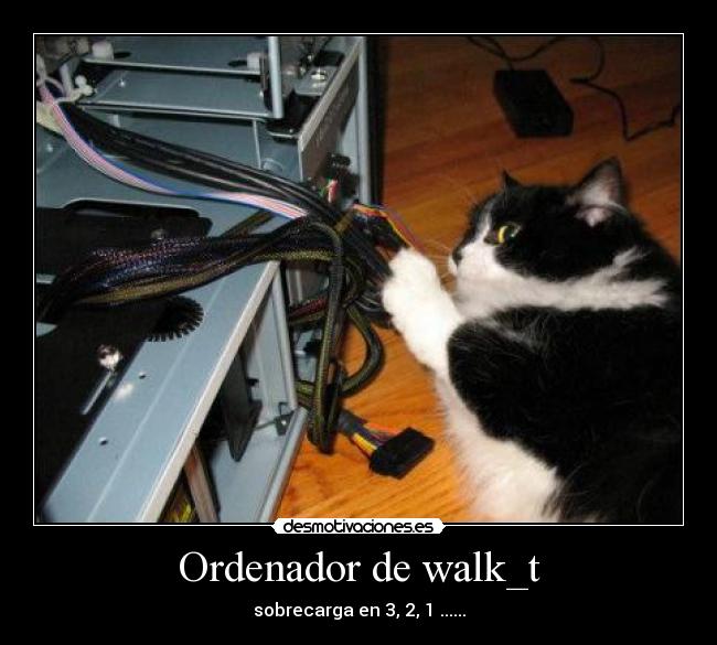 Ordenador de walk_t - sobrecarga en 3, 2, 1 ......