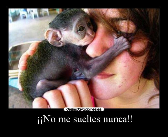 ¡¡No me sueltes nunca!! -