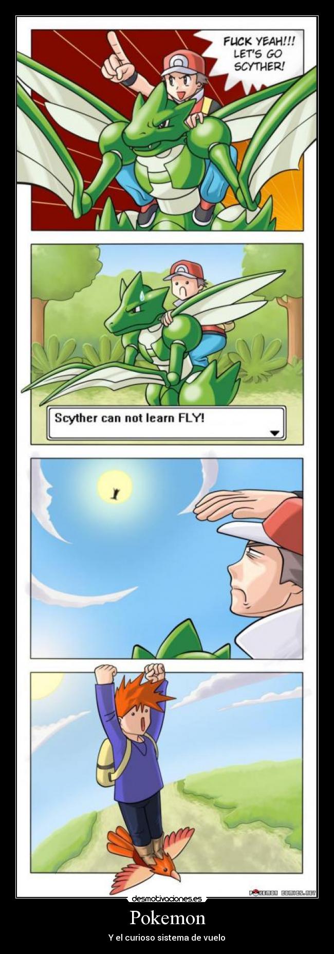 Pokemon - Y el curioso sistema de vuelo