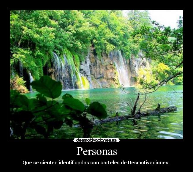 Personas - Que se sienten identificadas con carteles de Desmotivaciones.