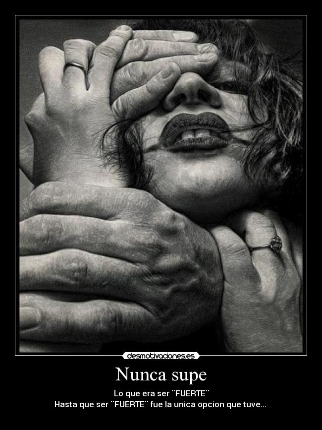 Nunca supe -