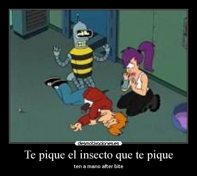 Te pique el insecto que te pique -