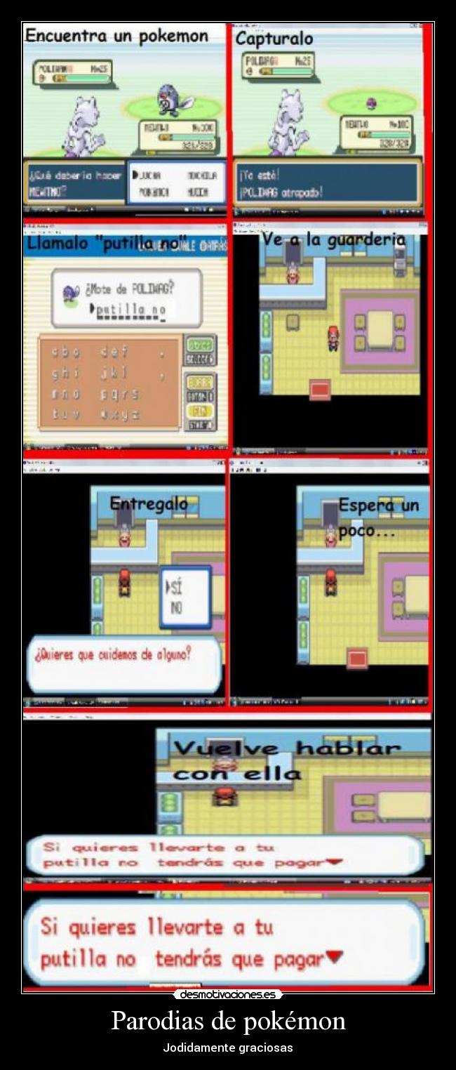 Parodias de pokémon - Jodidamente graciosas