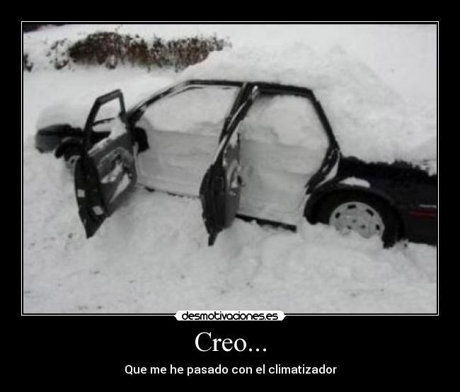 Creo... -