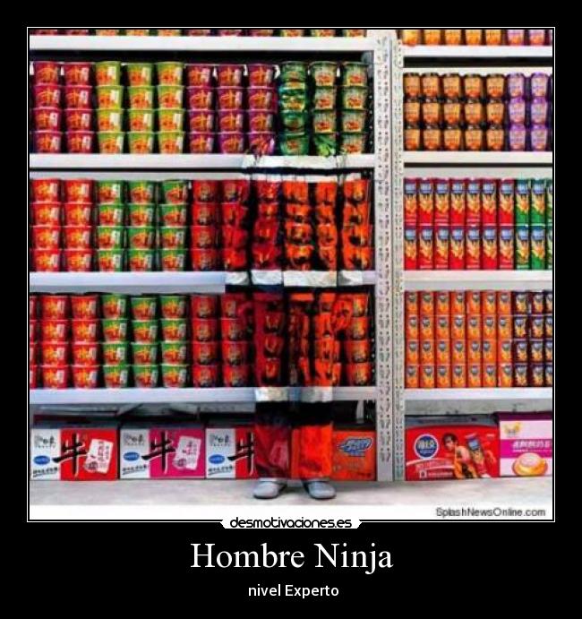Hombre Ninja - nivel Experto