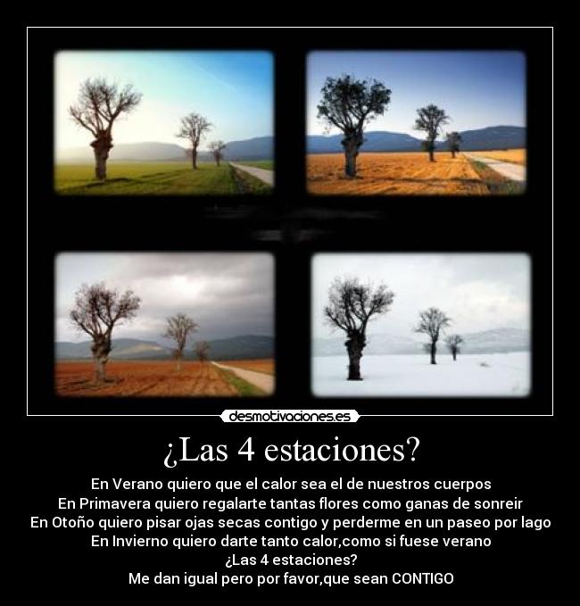 ¿Las 4 estaciones? - 