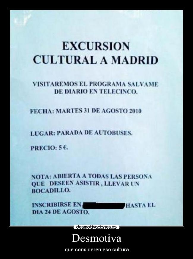 carteles desmotiva cultura desmotivaciones