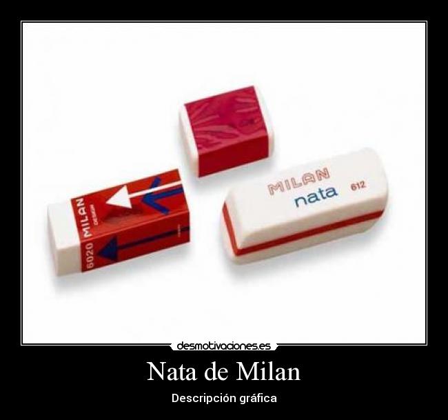 Nata de Milan - Descripción gráfica