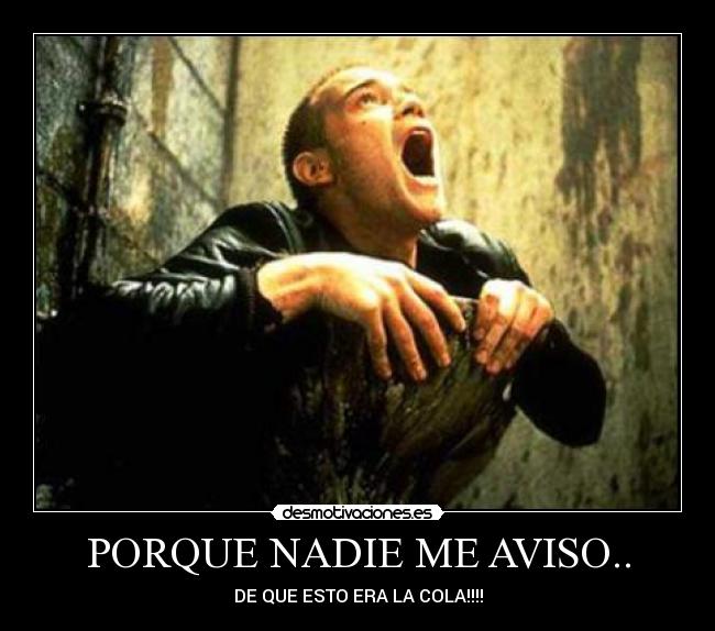 PORQUE NADIE ME AVISO.. - 