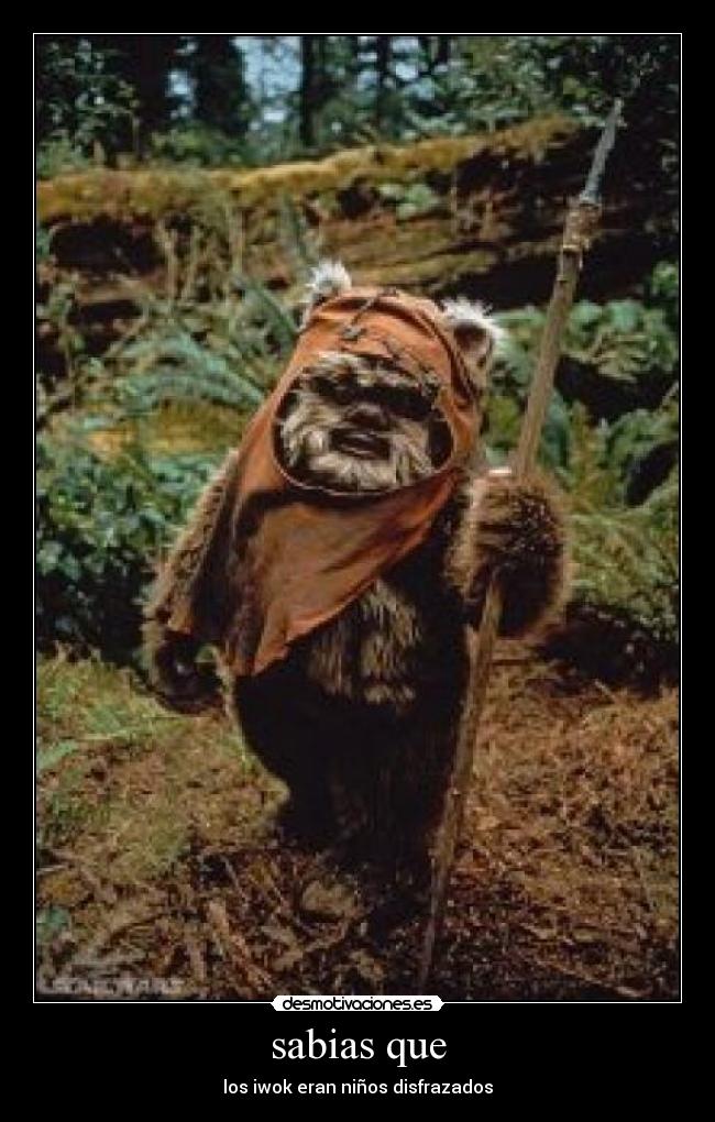 sabias que - los iwok eran niños disfrazados
