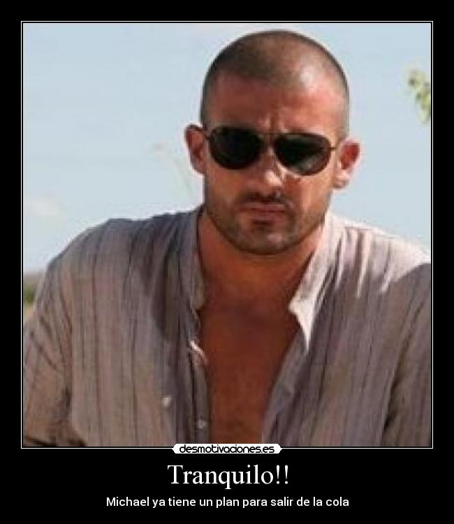 Tranquilo!! - Michael ya tiene un plan para salir de la cola