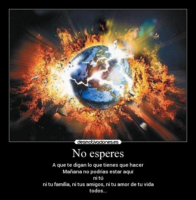 No esperes - 