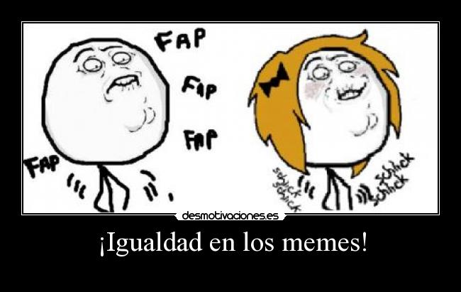 ¡Igualdad en los memes! -