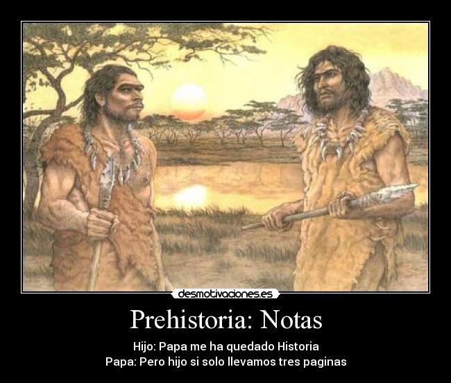 Prehistoria: Notas -