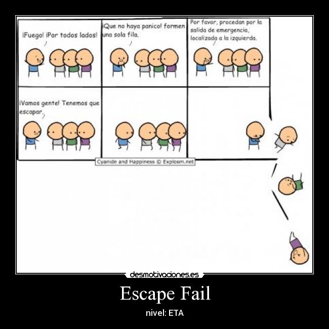 Escape Fail - nivel: ETA