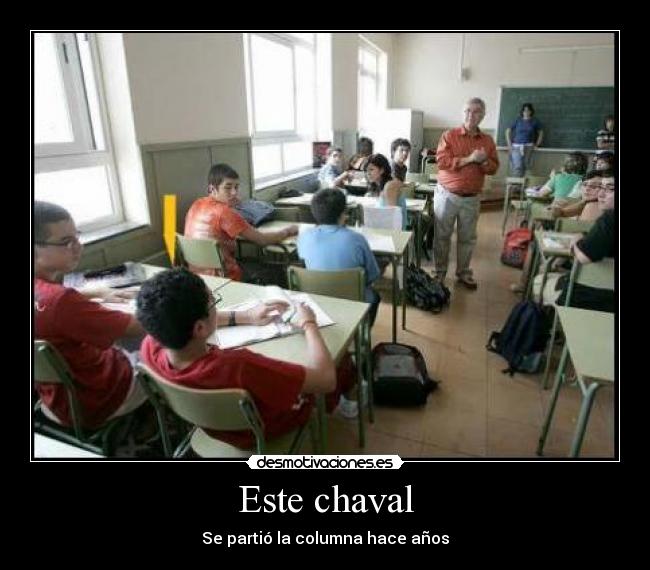 Este chaval -