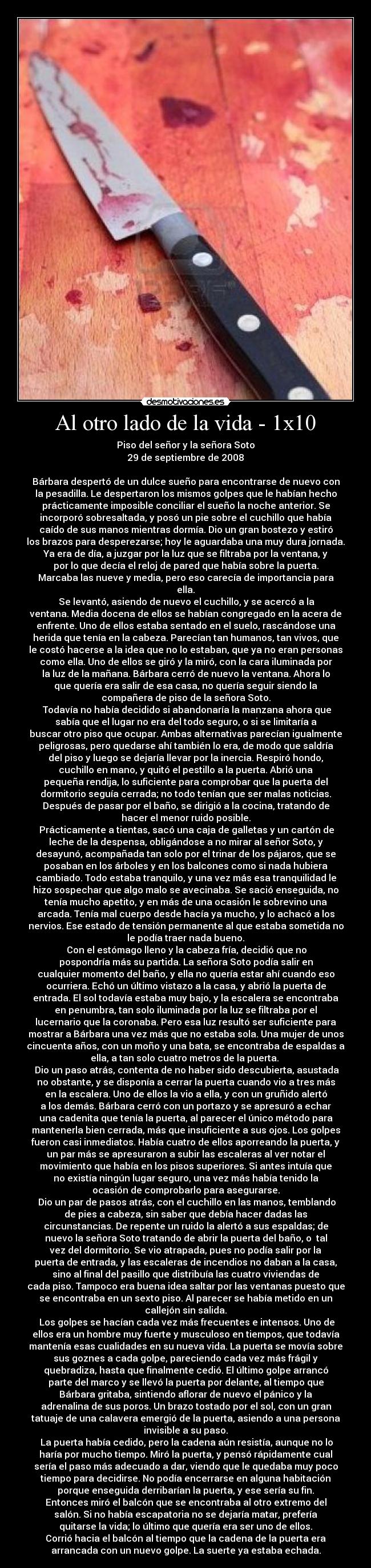 Al otro lado de la vida - 1x10 -