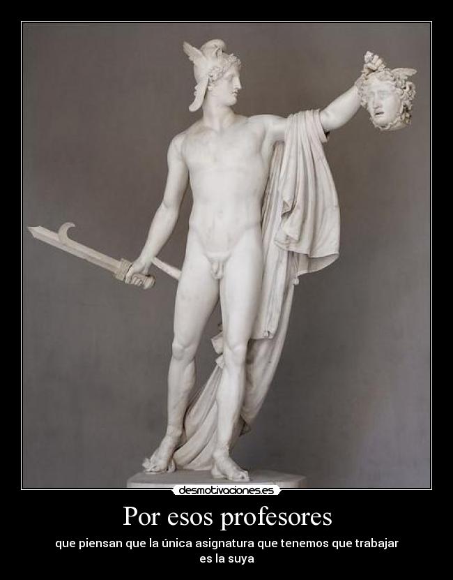 Por esos profesores -