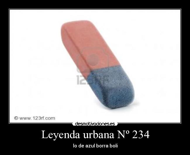 Leyenda urbana Nº 234 - 