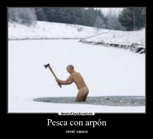 Pesca con arpón -