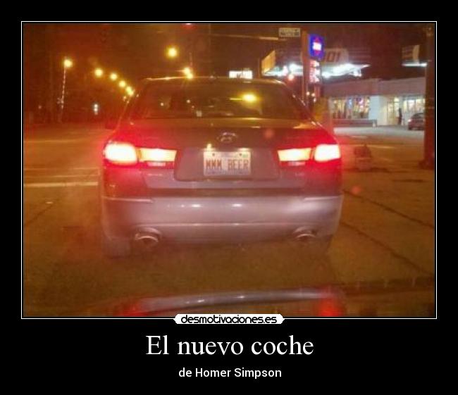 El nuevo coche -